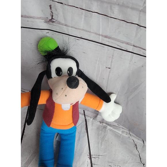 Disney Goofy Plush Stuffed Animal Toy Doll Authentic Original 10in Hard Eyes - Picture 2 of 7